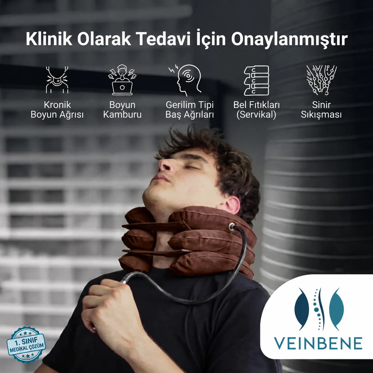 VEINBENE® | Boyun Ağrısı ve Düzleşme Önleme