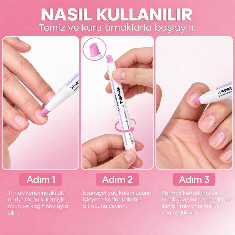 Bakım kalemi kullanımını gösteren görsel