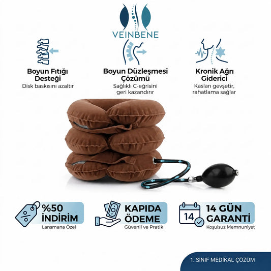 VEINBENE® | Boyun Ağrısı ve Düzleşme Önleme
