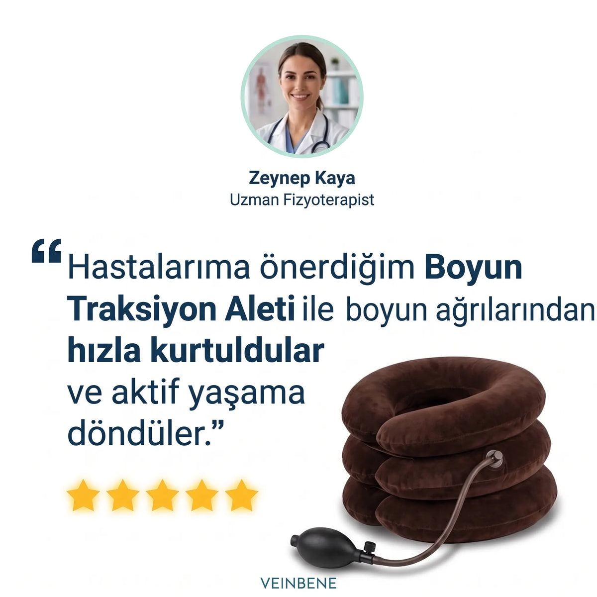 VEINBENE® | Boyun Ağrısı ve Düzleşme Önleme